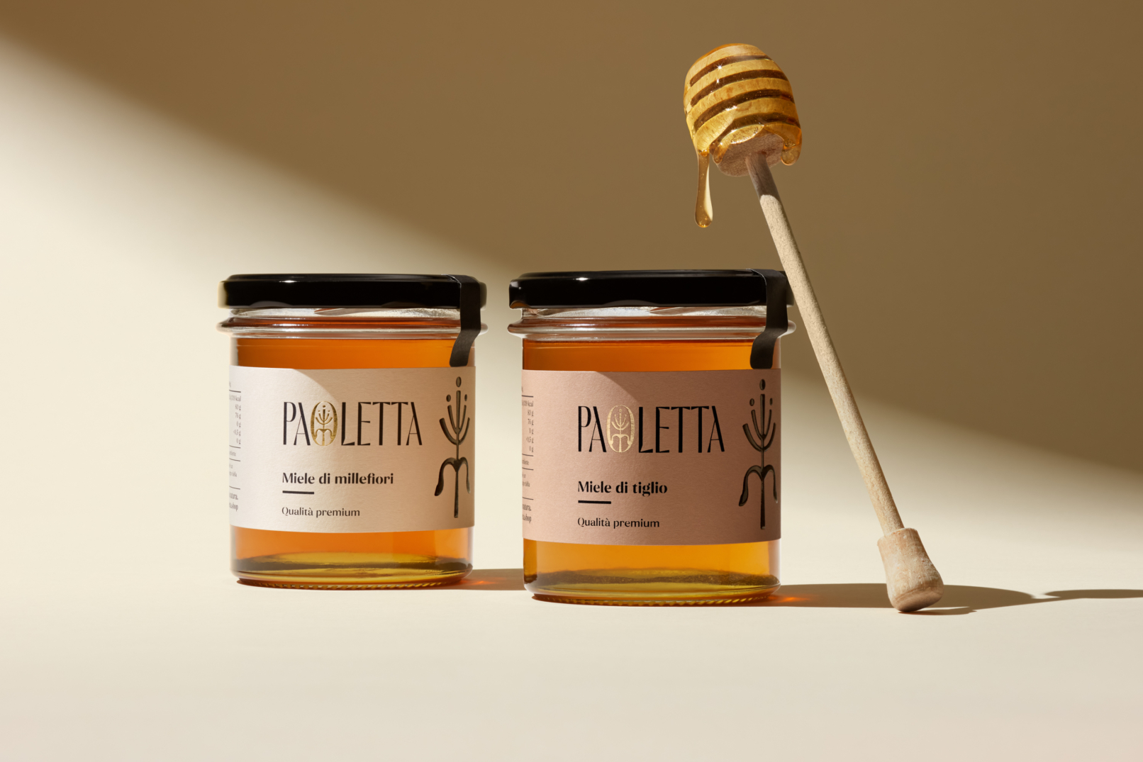 two honey jars